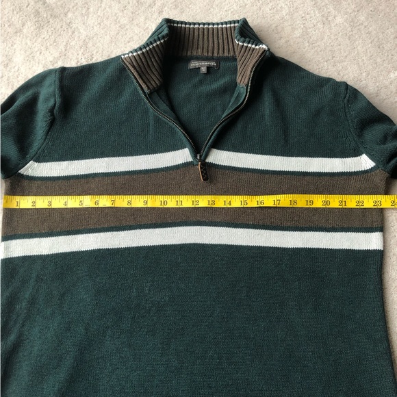 Mens Denver Hayes Cotton quarter zip sweater - Picture 4 of 7